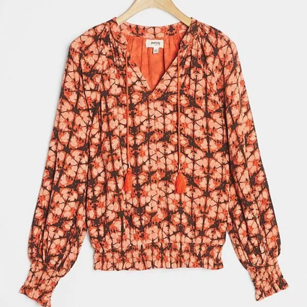 Anthropologie Porridge Elizabeth Peasant Blouse Size Small